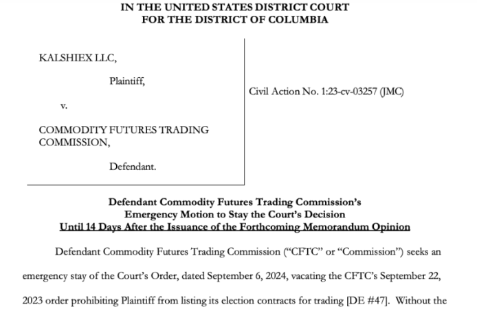 Polymarket Trader Activity Plummets 40% Due to CFTC Pressure 2 CFTC Stay Motion Against Kalshi.