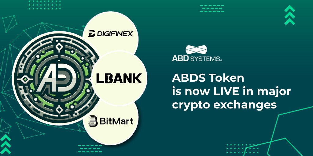 ABS Token Available on 3 Major Exchanges