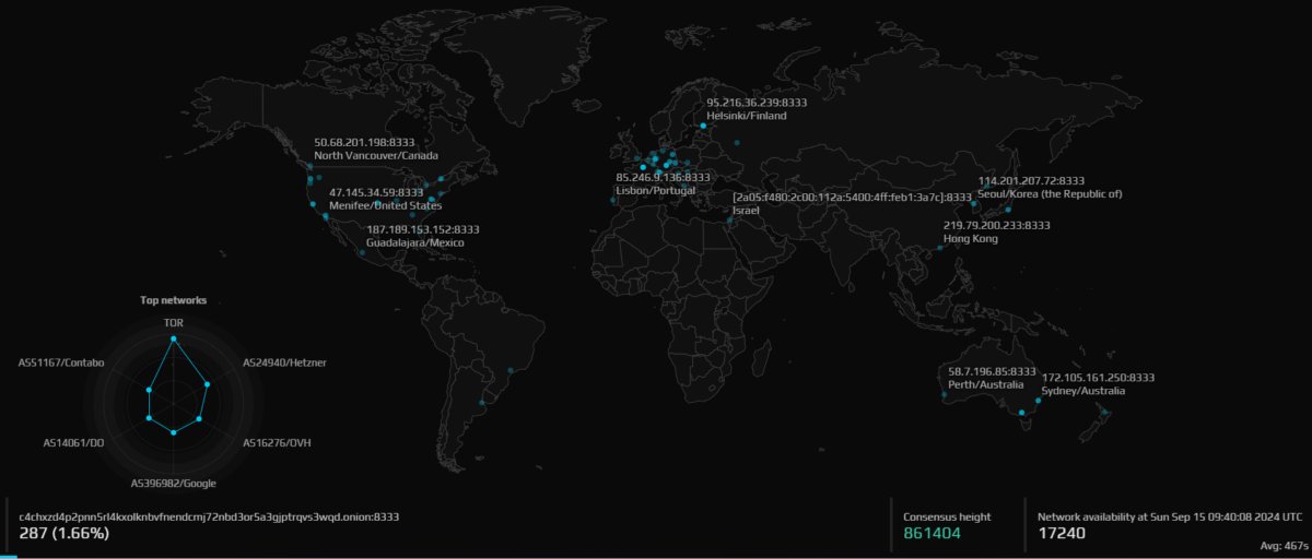 How Bitcoin mining is a viable investment: opportunities and limitations for new miners 8 Map of Bitcoin nodes distributed worldwide.