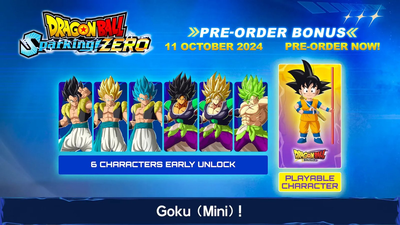 Dragon Ball: Sparkling! Zero Goku Mini