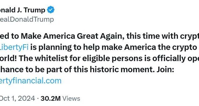 Trumps victory could “shake things up” in crypto industry