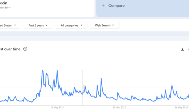 Bitcoin searches on Google skyrocket as price reaches historic $80,000